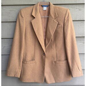 Austin Reed 100% Camelhair Blazer Women’s 4 Camel Tan Classic Lined Jacket